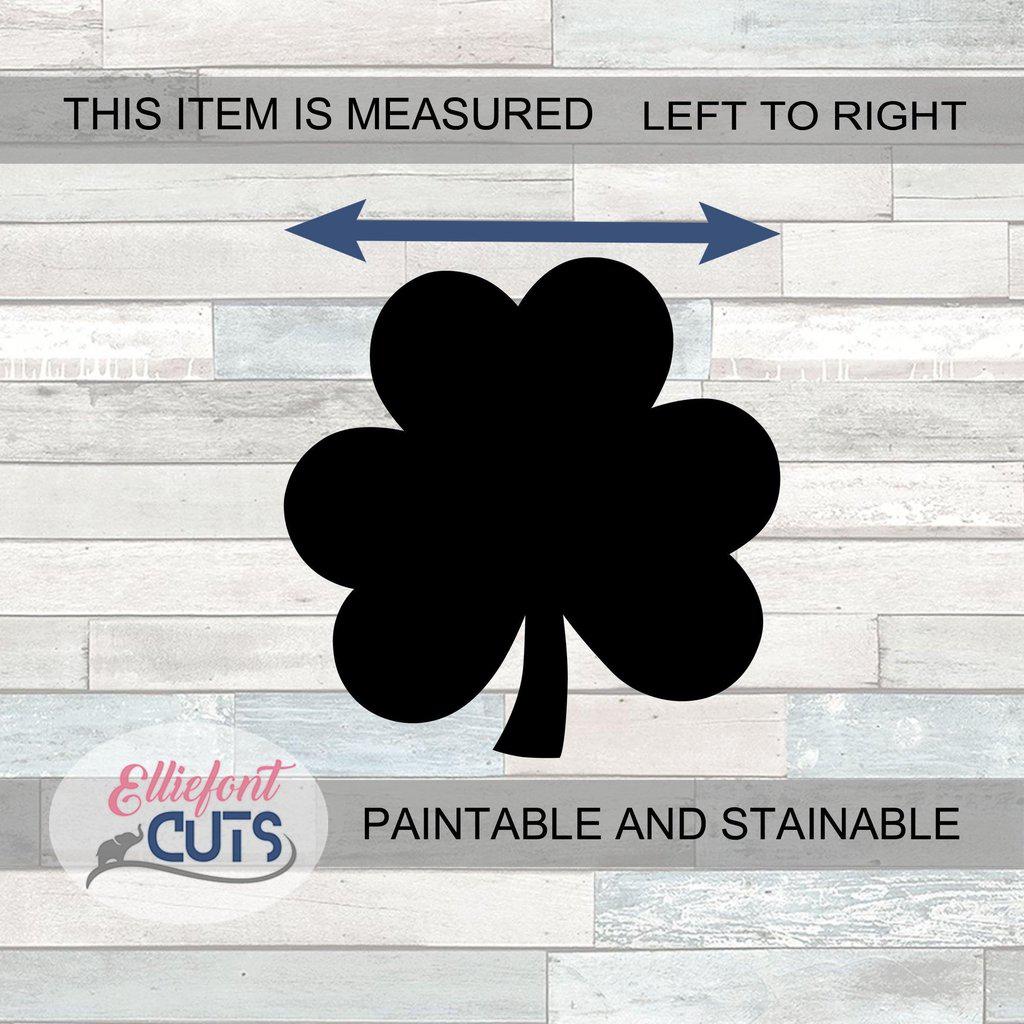 Clover Wood Cutouts - Elliefont Styles