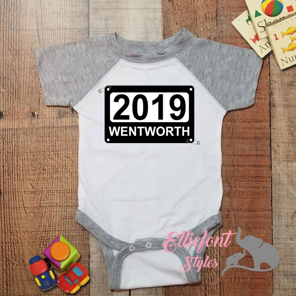 Race Bid Pregnancy Announcement Infant One Piece Bodysuit | Running Onesie