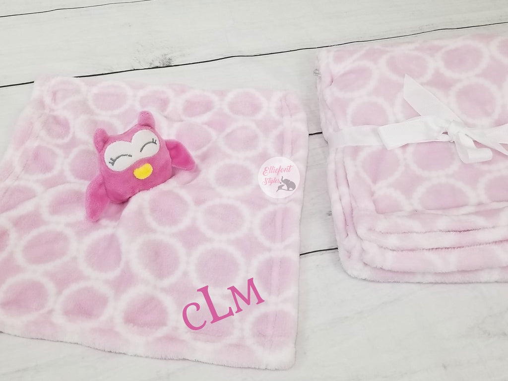 Personalized Baby Gift Set Box | Owl Nursery | Baby Shower Gift Set - Elliefont Styles