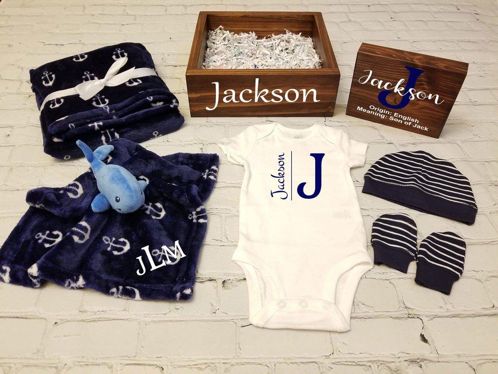Nautical Baby Shower Gift Set