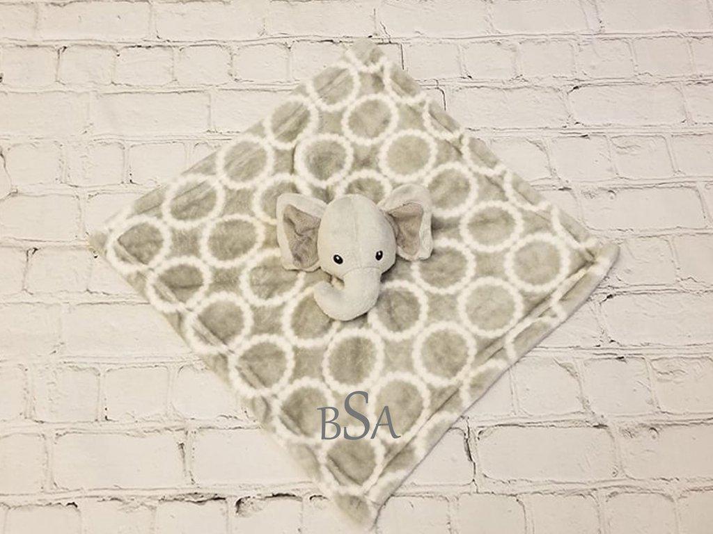 elephant baby security blanket