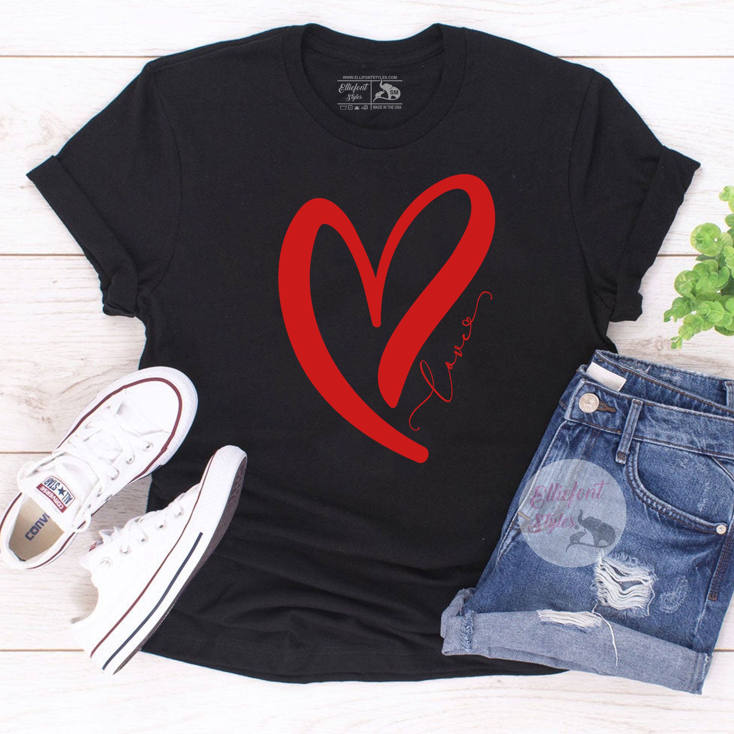 Heart Love Valentine's Day Shirt