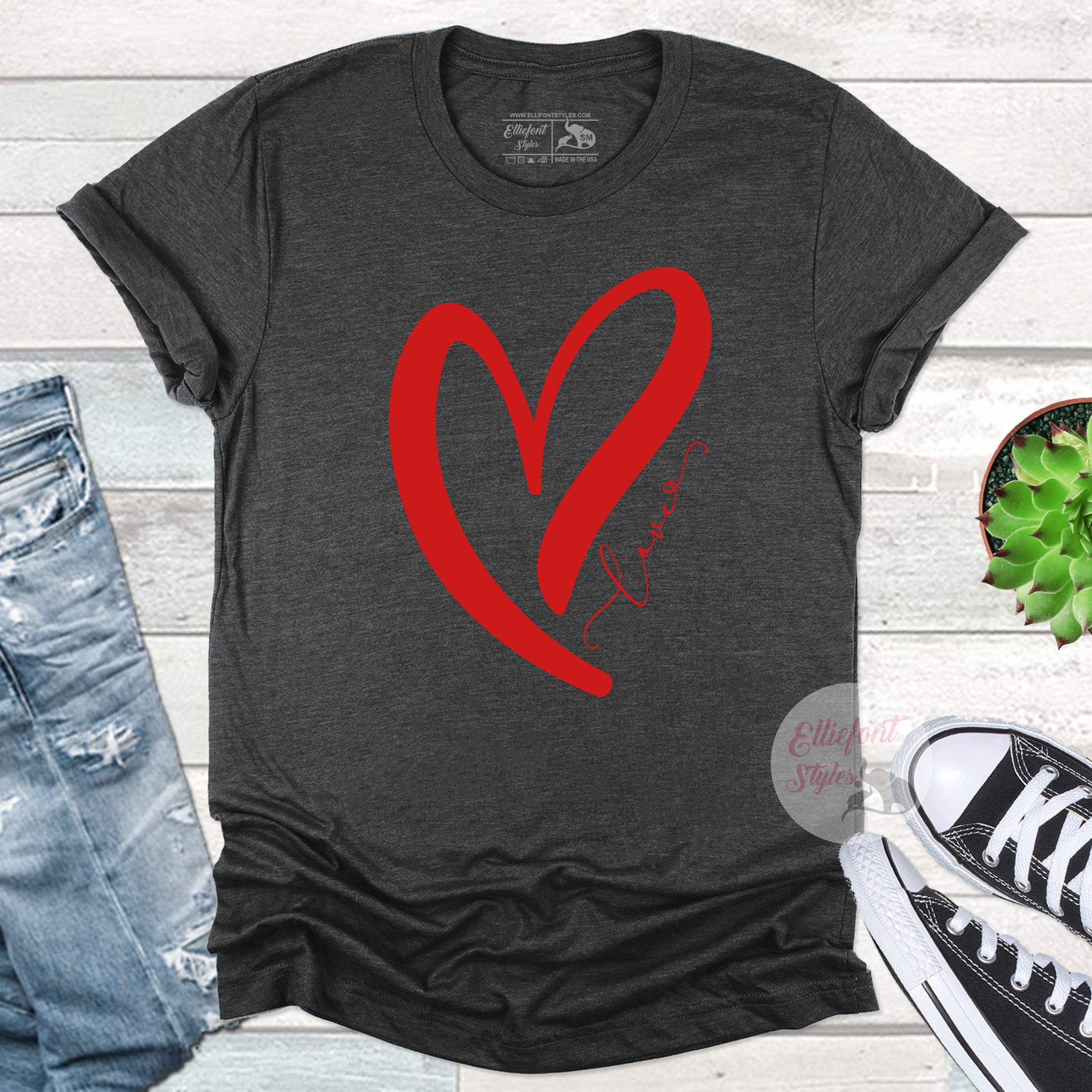 Heart Love Valentine's Day Shirt