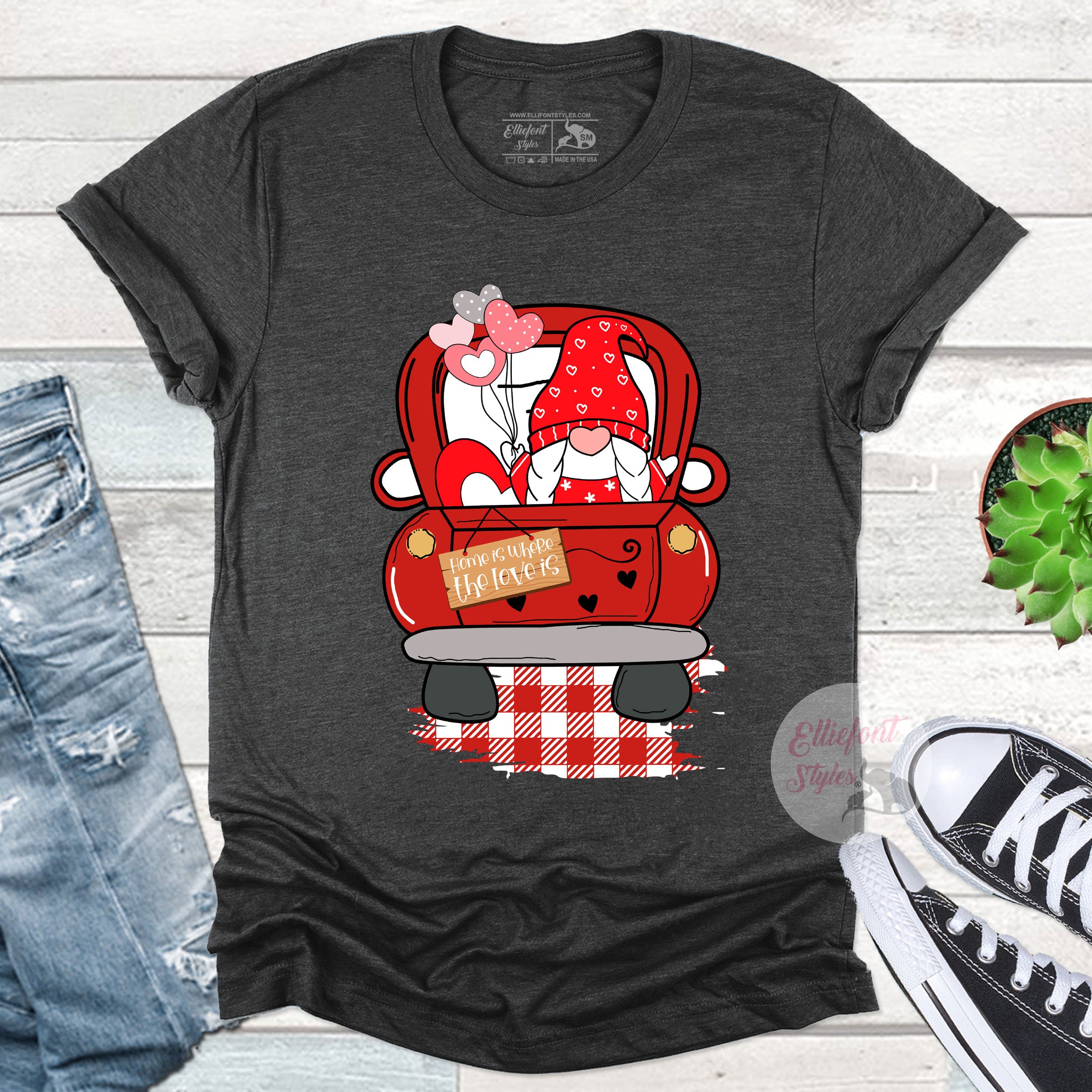 Gnome Truck Valentines Shirt