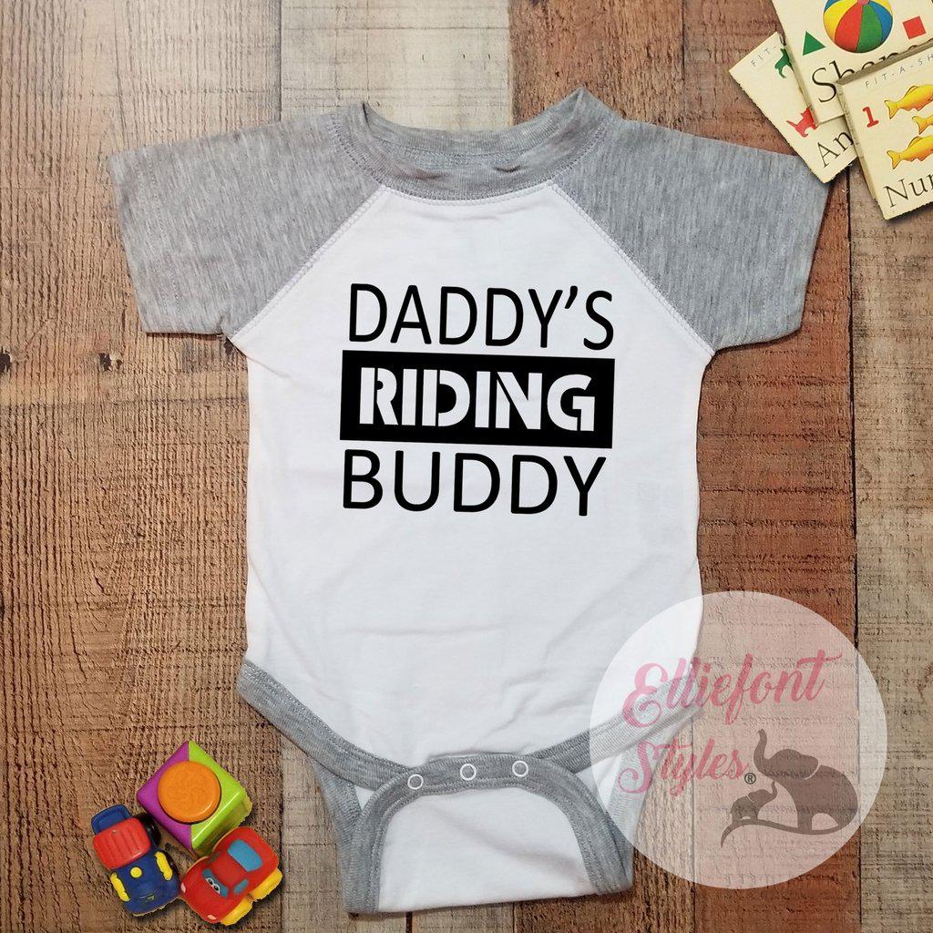 Daddy's Riding Buddy PELOBABY Infant One Piece - Elliefont Styles