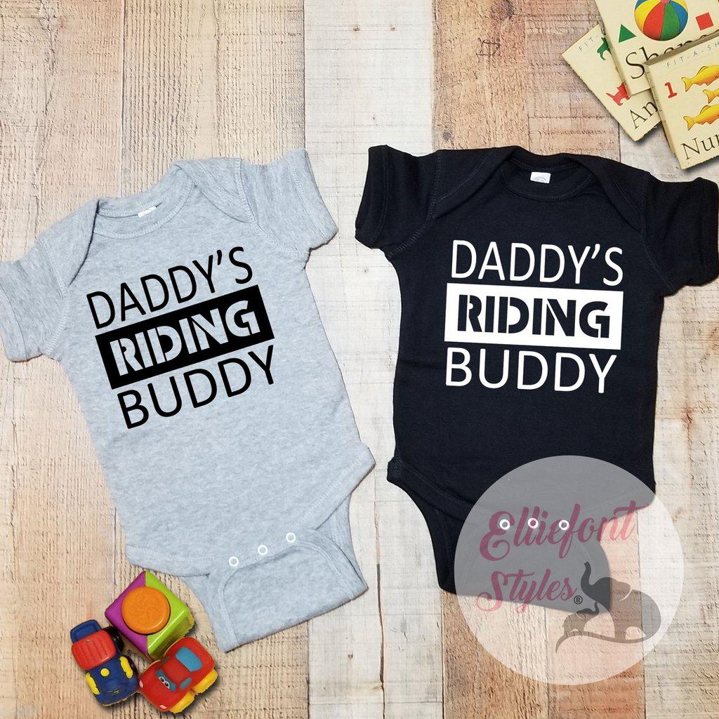 Daddy's Riding Buddy PELOBABY Infant One Piece - Elliefont Styles