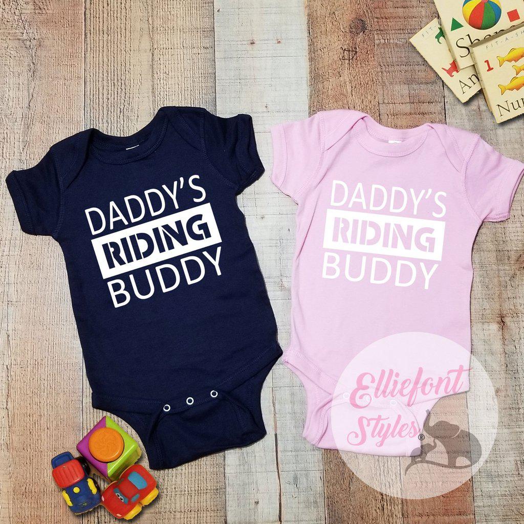 Daddy's Riding Buddy PELOBABY Infant One Piece - Elliefont Styles
