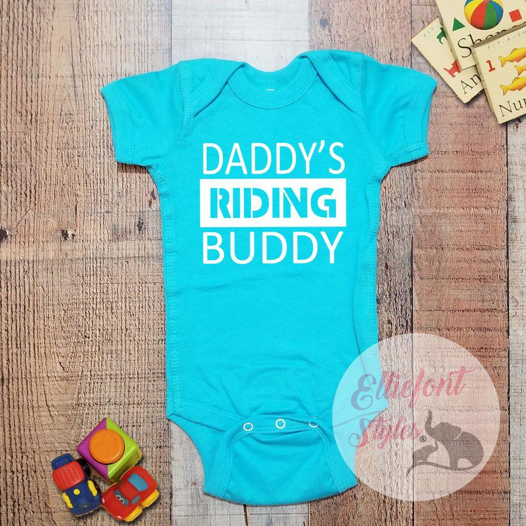 Daddy's Riding Buddy PELOBABY Infant One Piece - Elliefont Styles