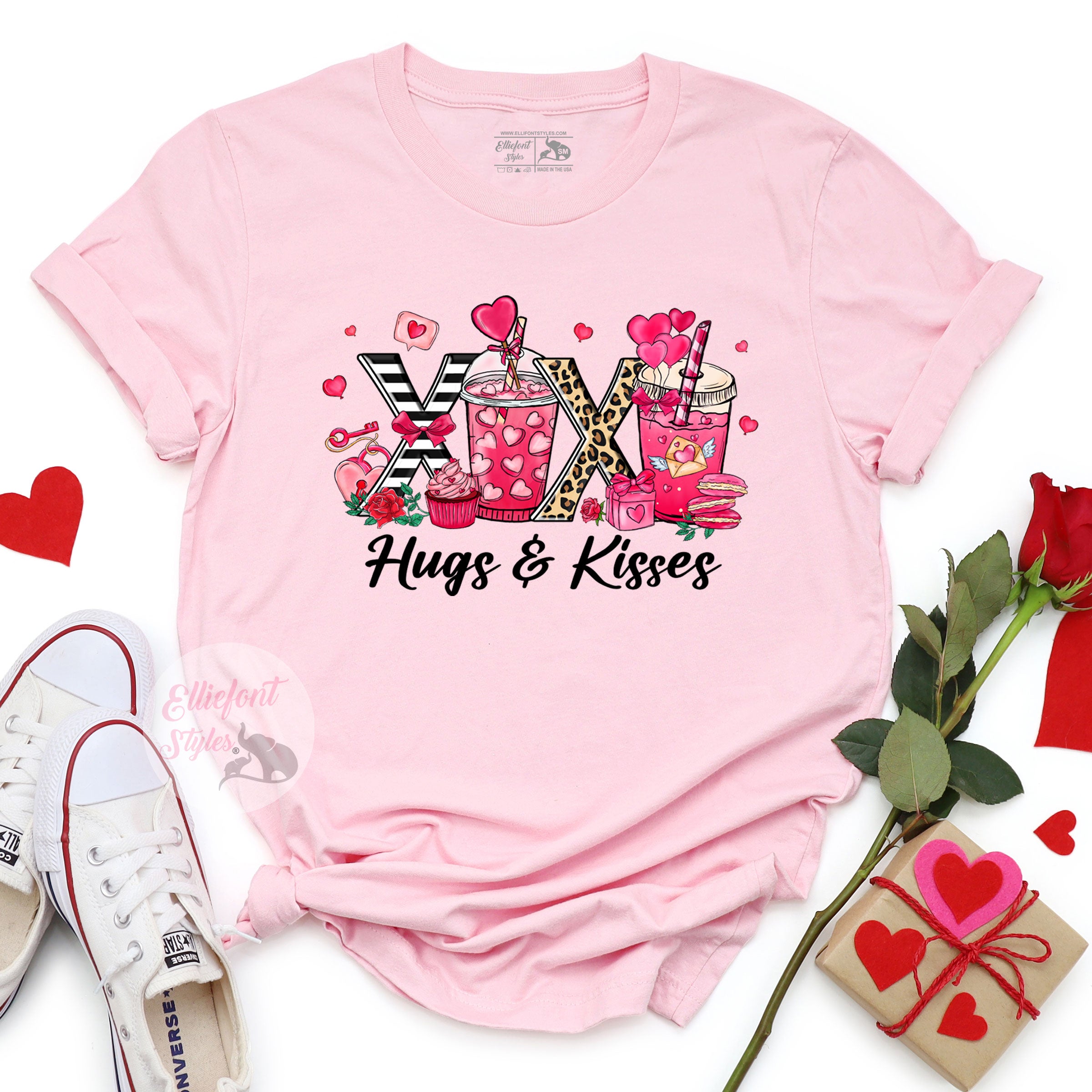 Coffee Shirt XOXO Valentines Tshirt