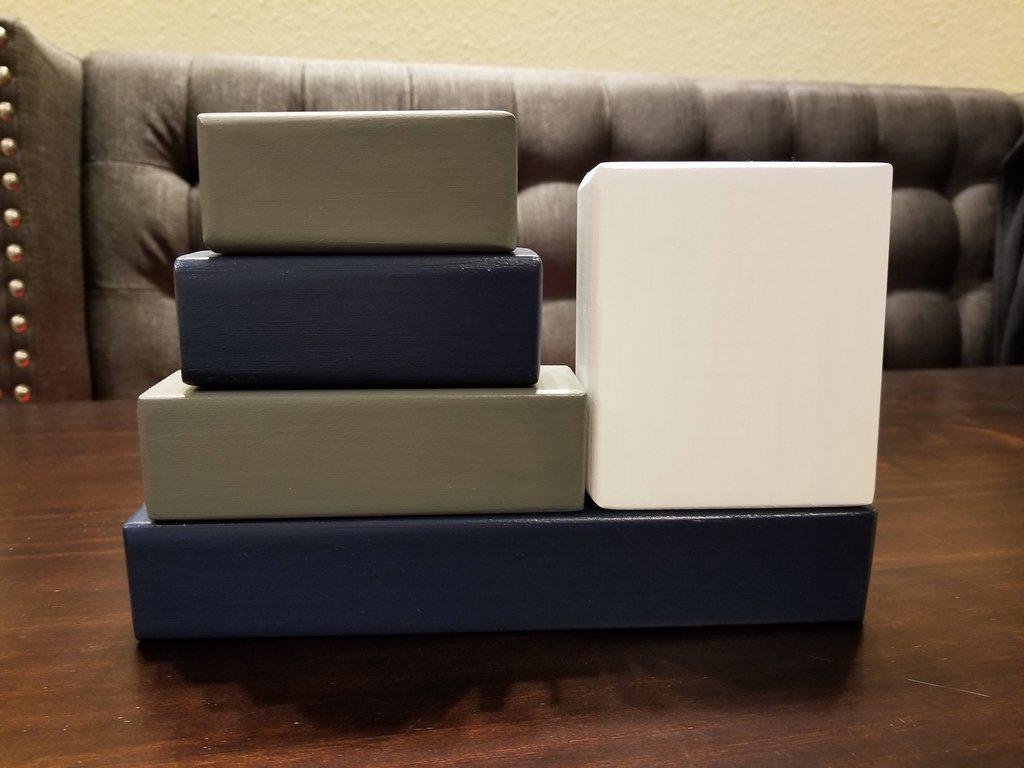 Best Baby Birth Stats Wooden Block Set | Personalized Baby Gift Keepsake - Elliefont Styles