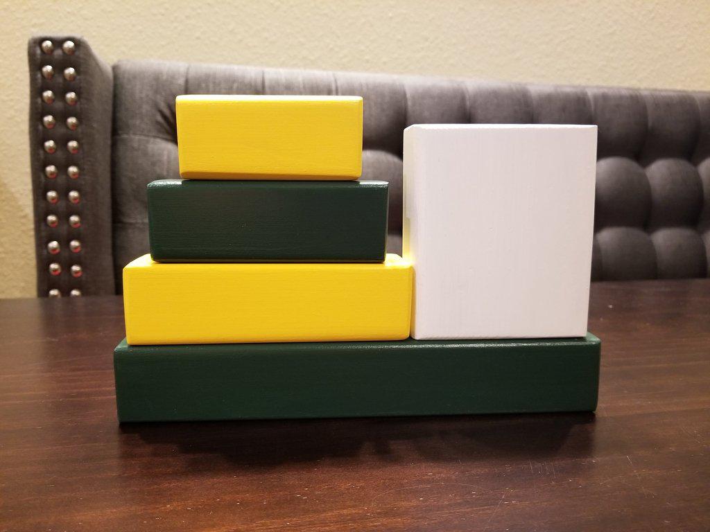 Baby Birth Stats Wooden Block Set | Personalized Baby Gift Keepsake - Elliefont Styles