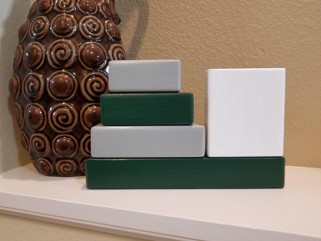 Best Baby Birth Stats Wooden Block Set | Personalized Baby Gift Keepsake - Elliefont Styles