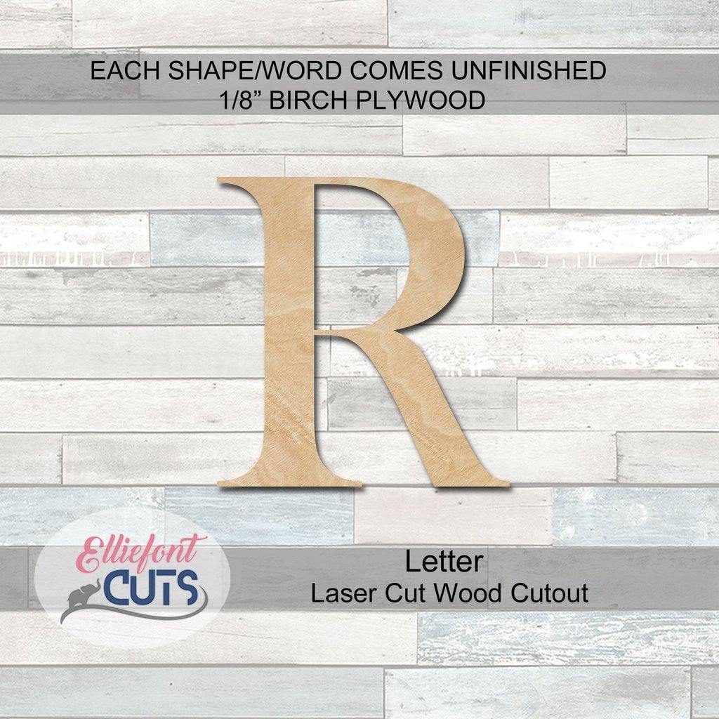 Wood Letters - Elliefont Styles