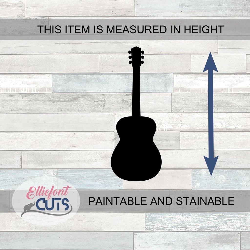 Guitar Wood Cutouts - Elliefont Styles