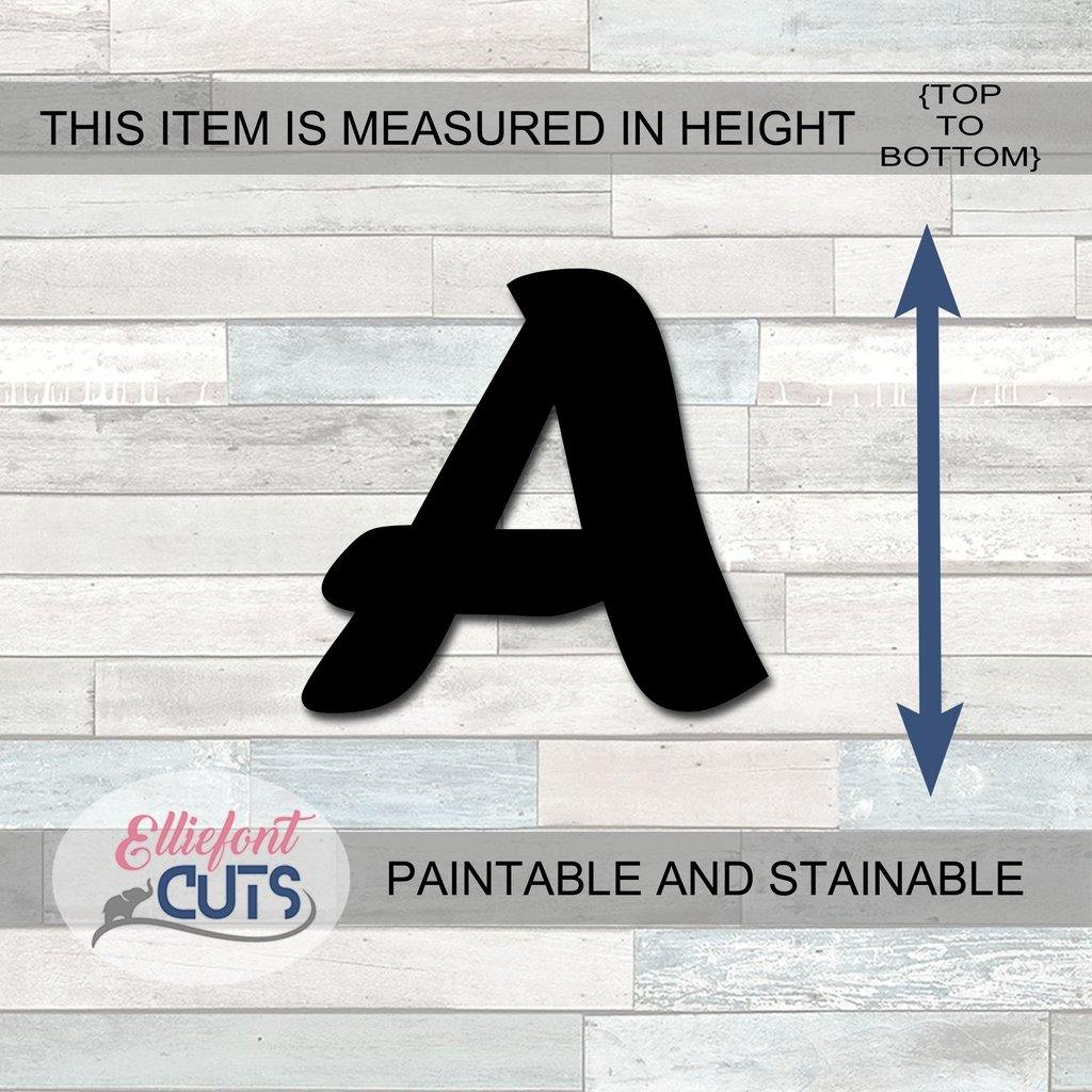 Wood Letters - Elliefont Styles