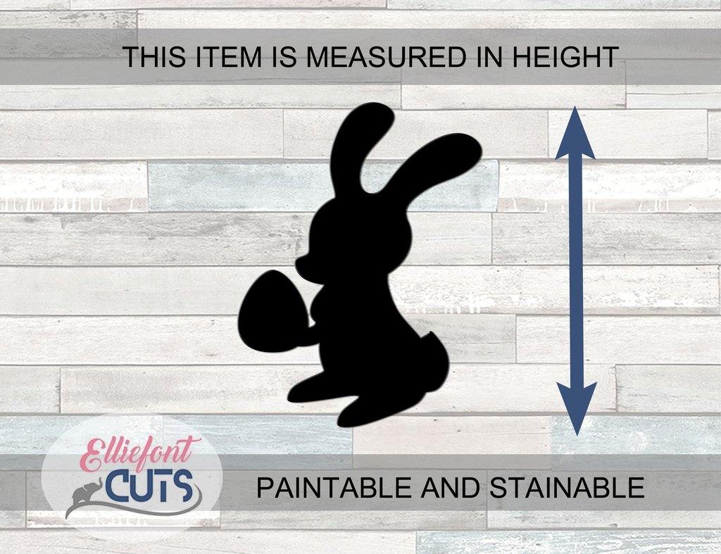 Easter Bunny Wood Cutouts - Elliefont Styles