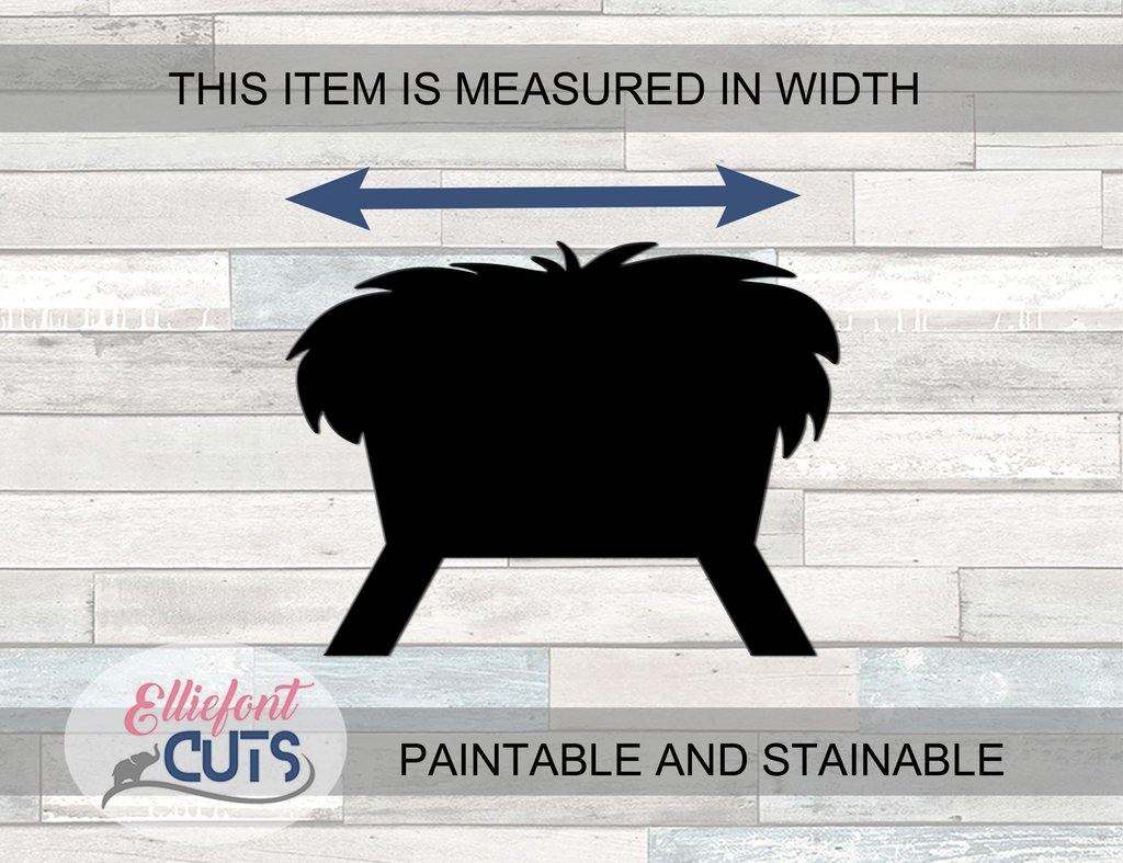 Manger Wood Cutouts - Elliefont Styles