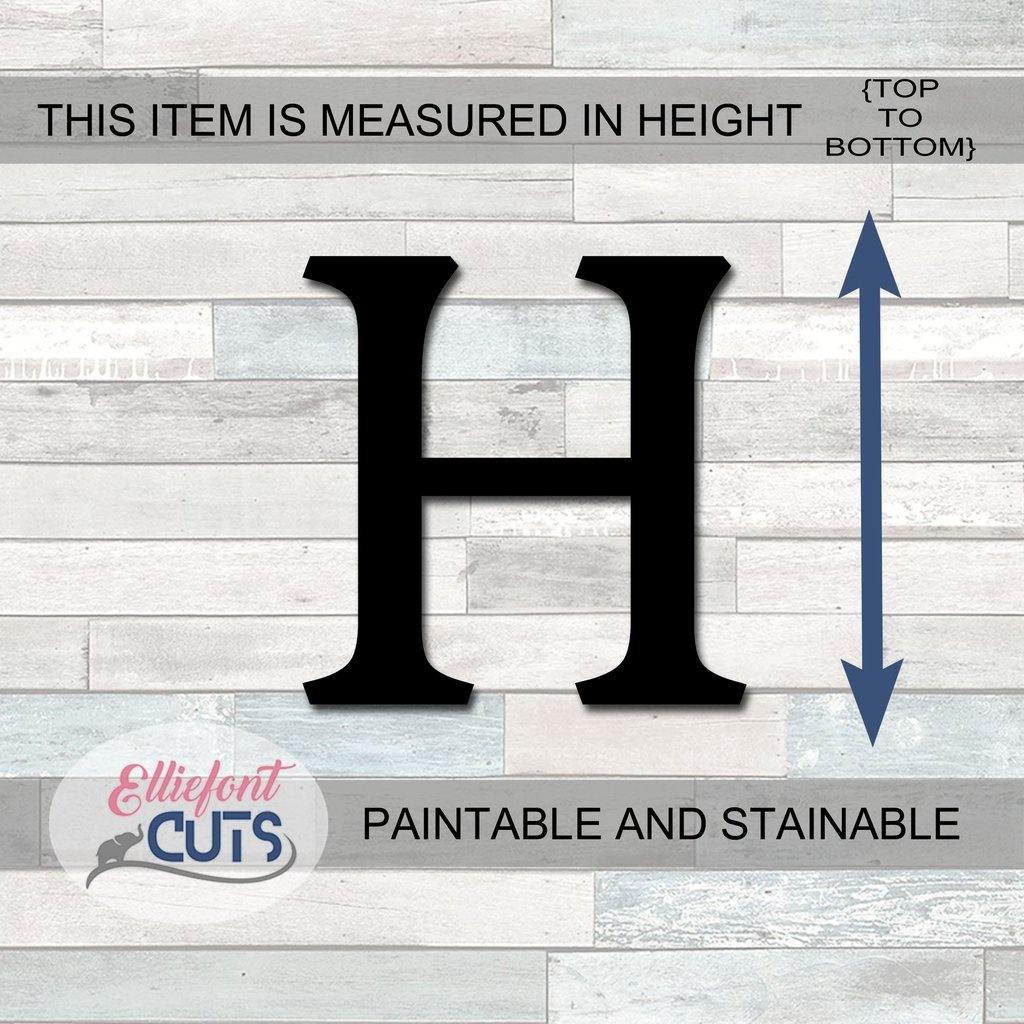 Wood Letters - Elliefont Styles