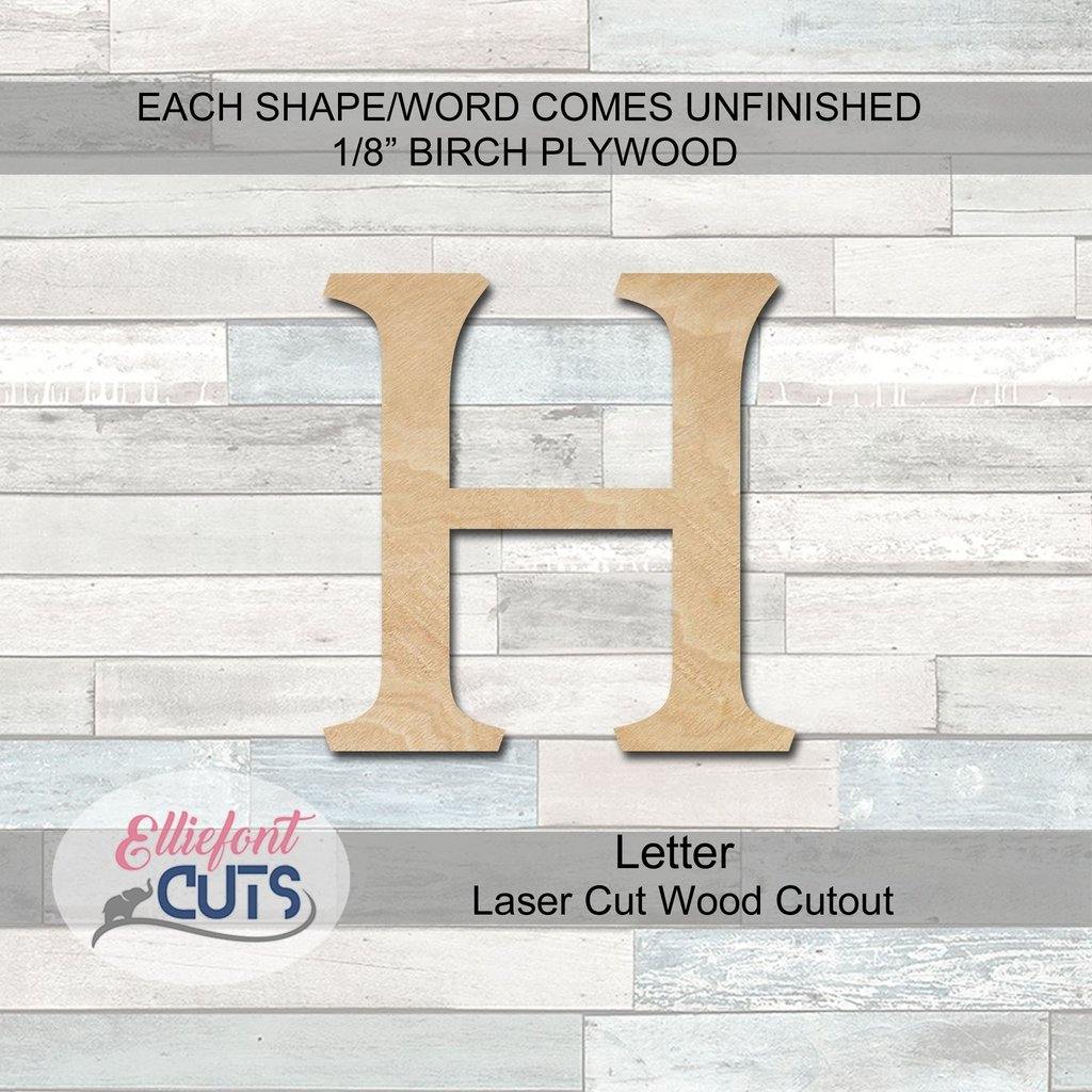 Wood Letters - Elliefont Styles