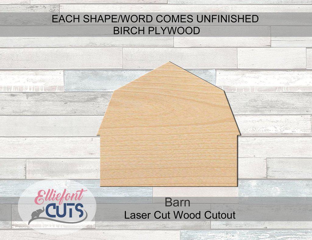 Barn Wood Cutouts - Elliefont Styles