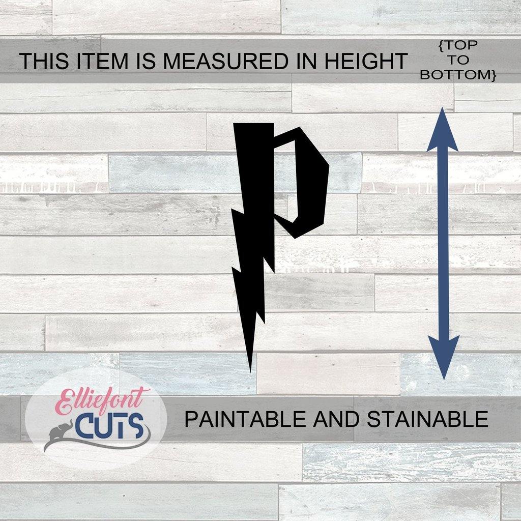 Wizard School Wood Letters - Elliefont Styles