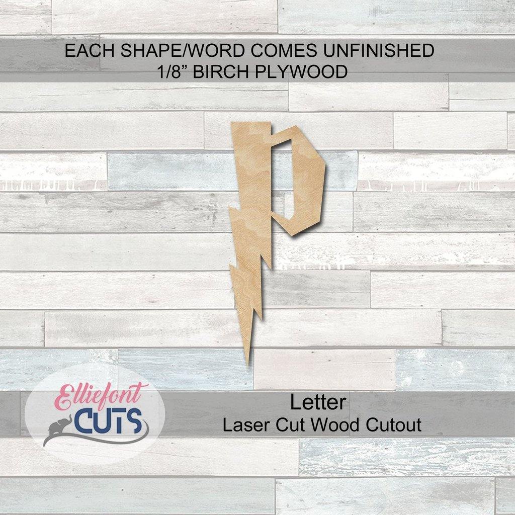 Wizard School Wood Letters - Elliefont Styles