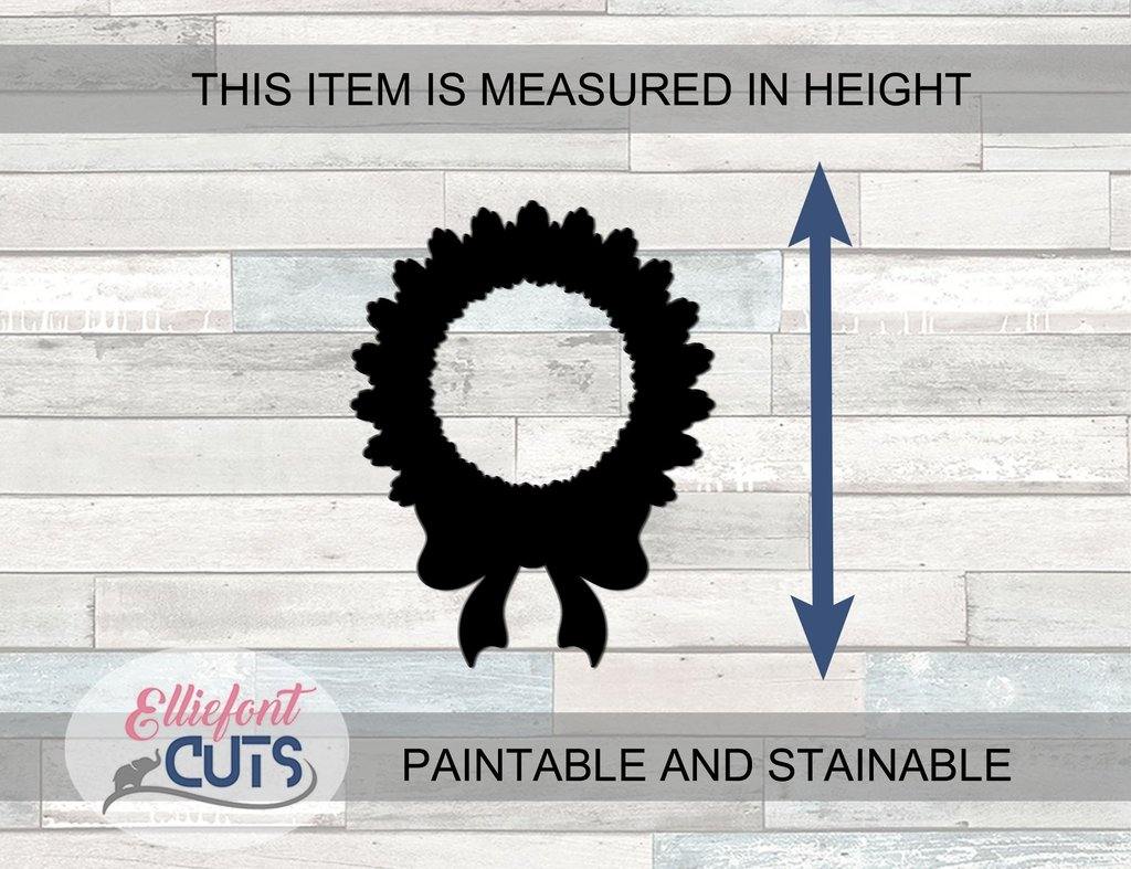 Wreath Wood Cutouts - Elliefont Styles