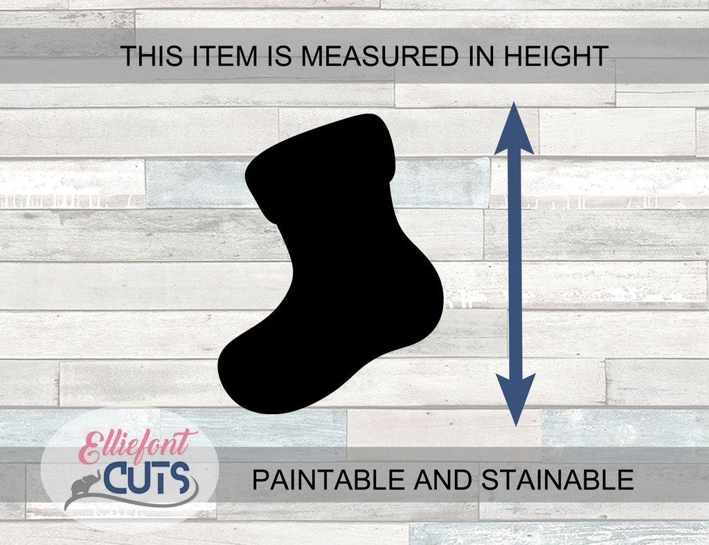Stocking Wood Cutouts - Elliefont Styles