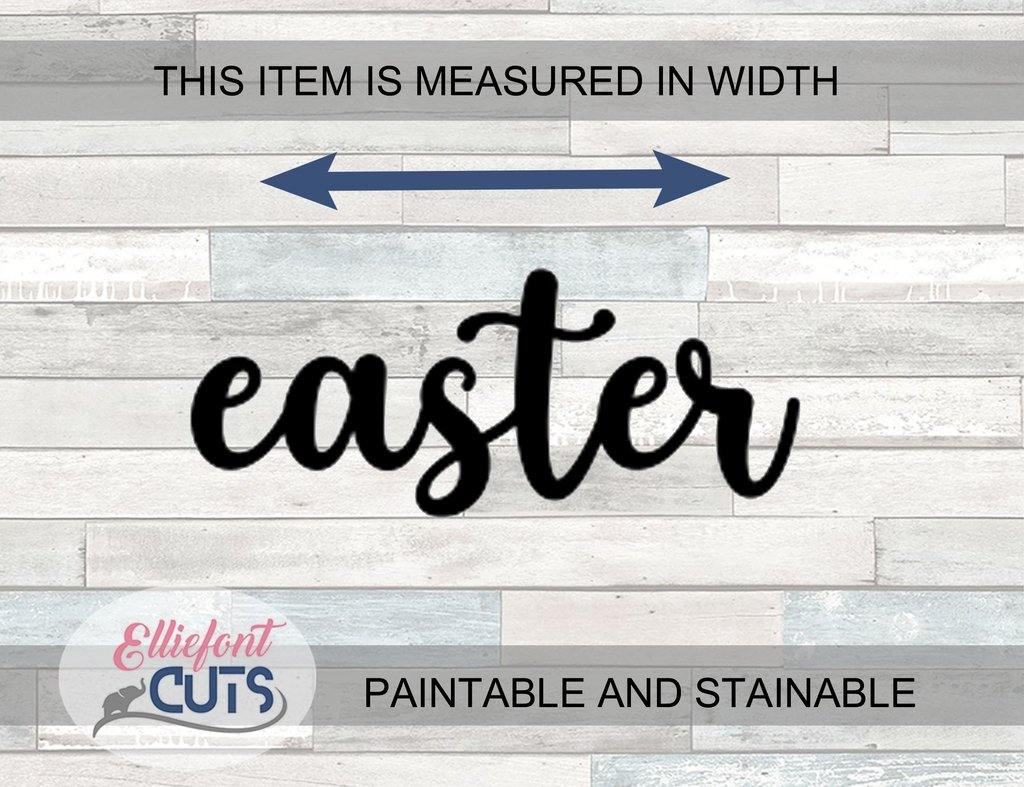 Easter Wood Words - Elliefont Styles