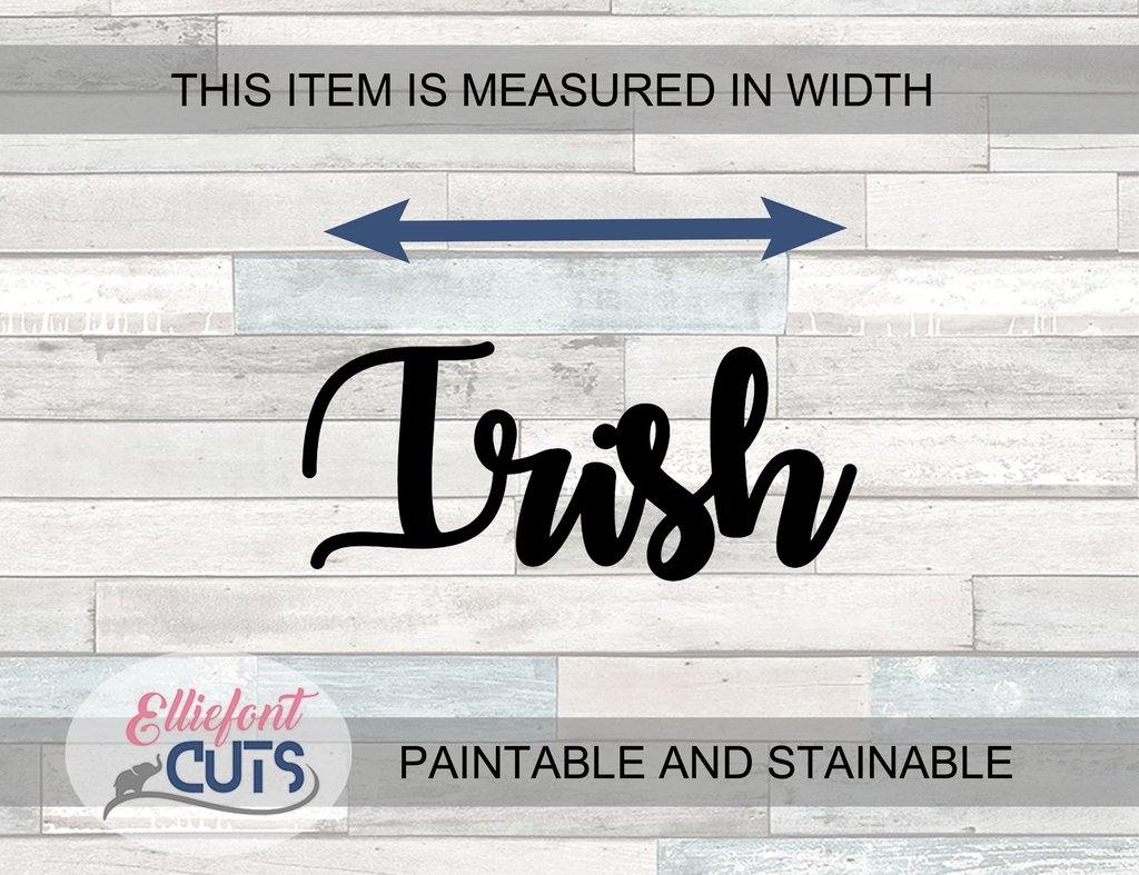 Irish Wood Words - Elliefont Styles