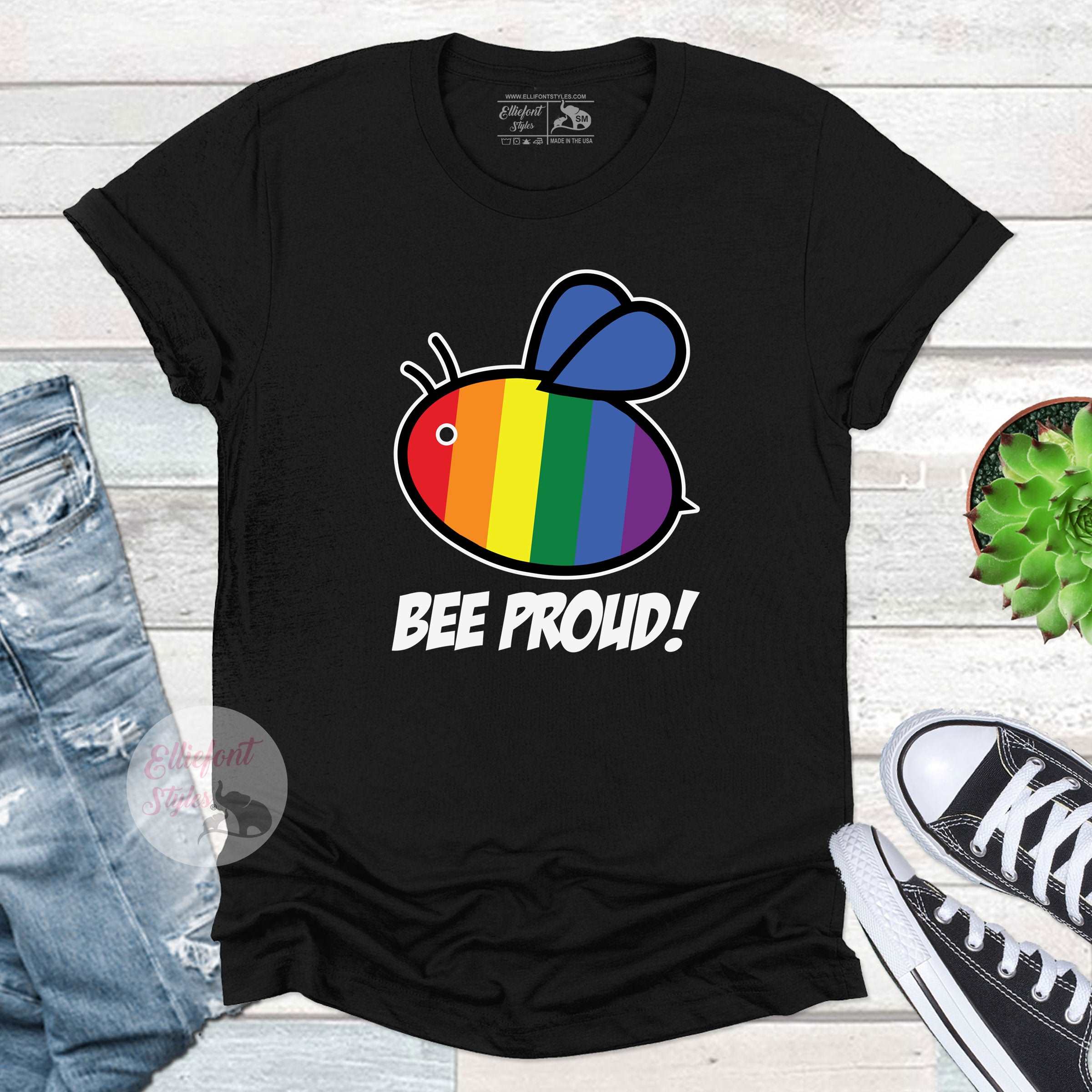 Bee Proud LGBT Gay Pride shirt