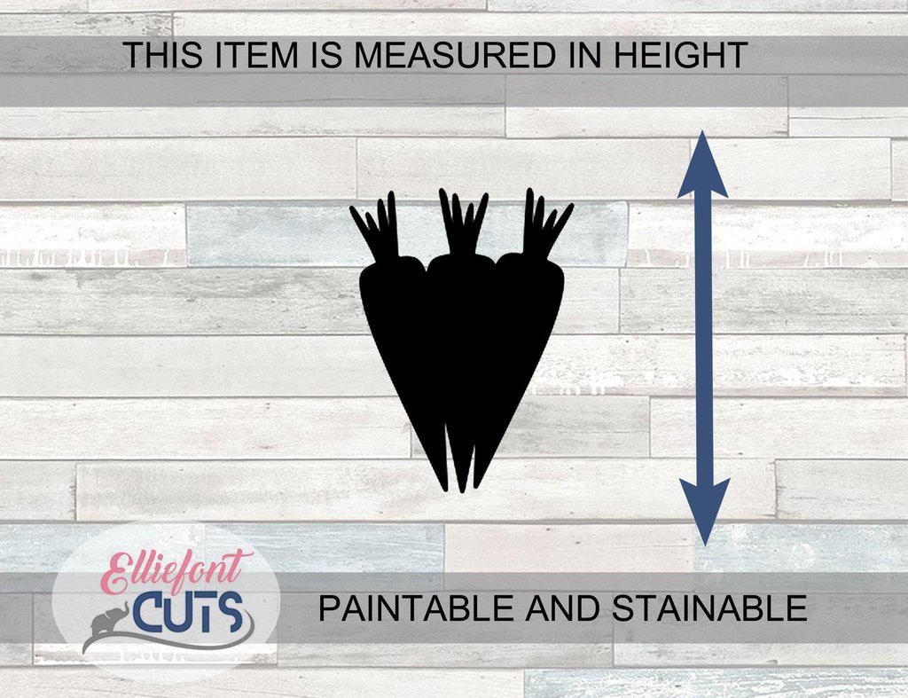 Carrots Wood Cutouts - Elliefont Styles