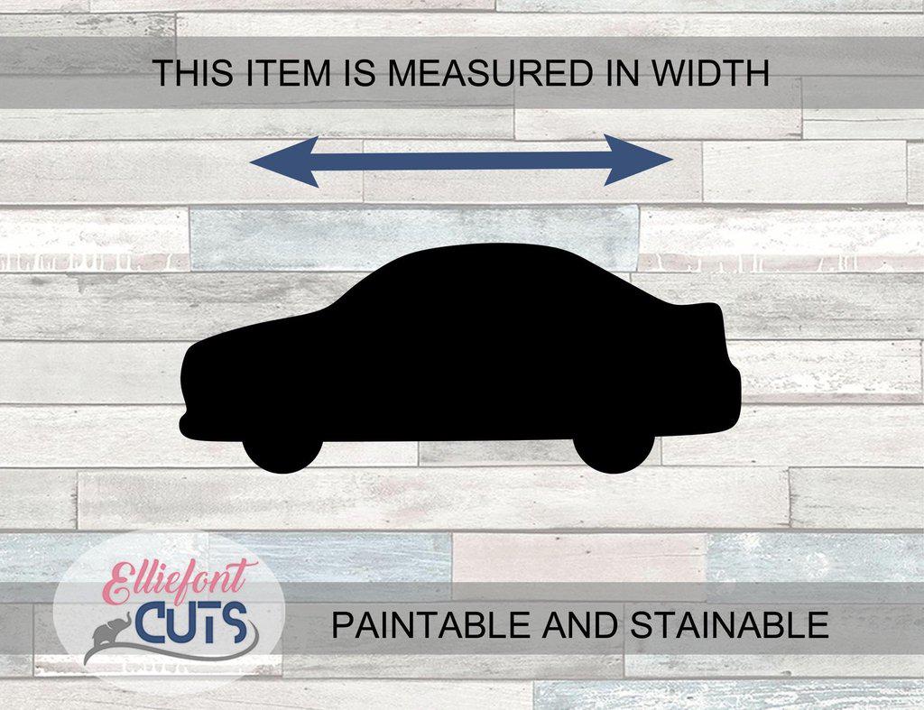 Car Wood Cutouts - Elliefont Styles