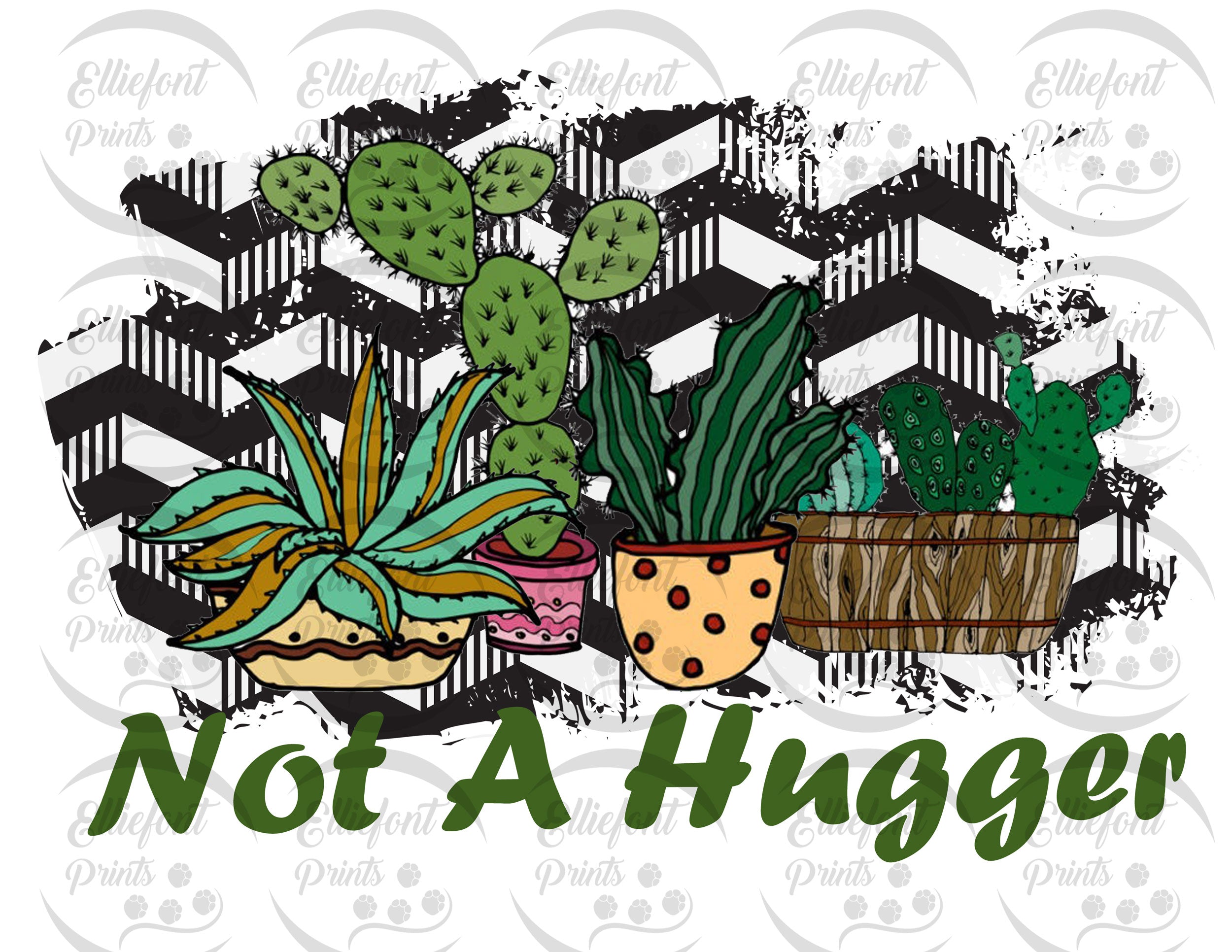 Not A Hugger Sublimation PNG Files