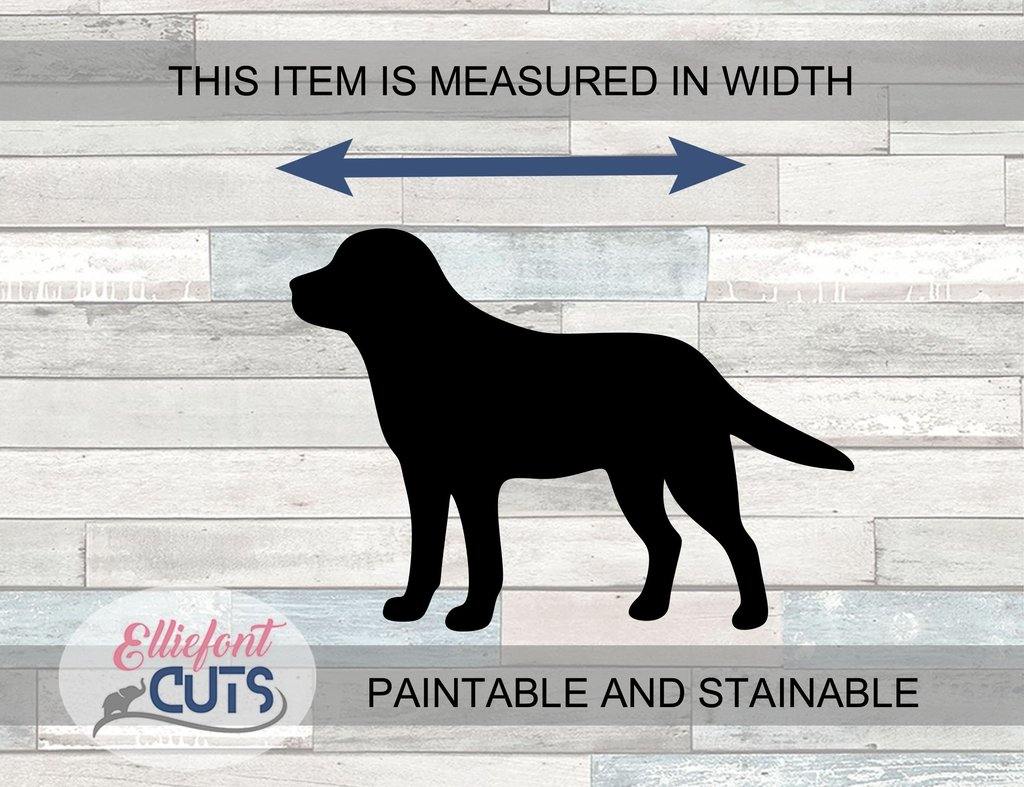 Labrador Wood Cutouts - Elliefont Styles