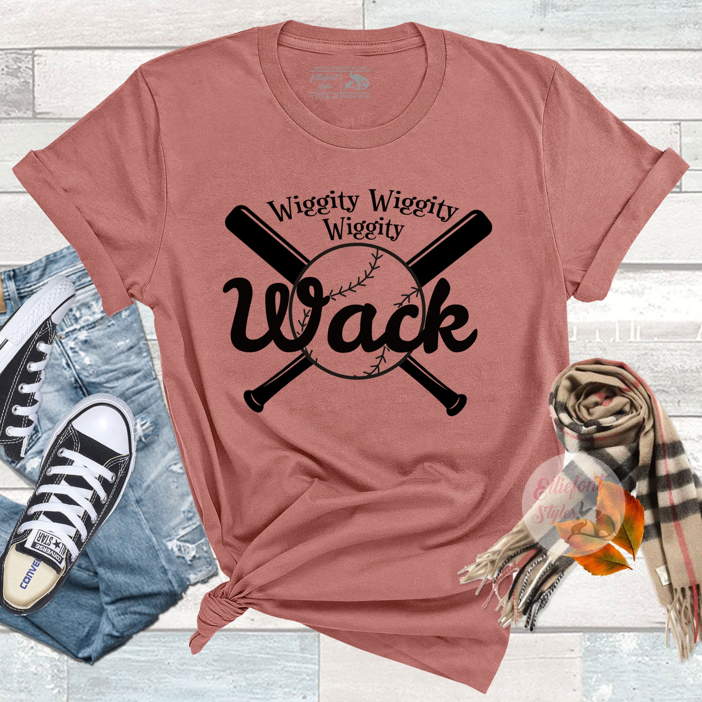 Wiggity Wiggity Wiggity Wack Baseball Softball Tee Shirt