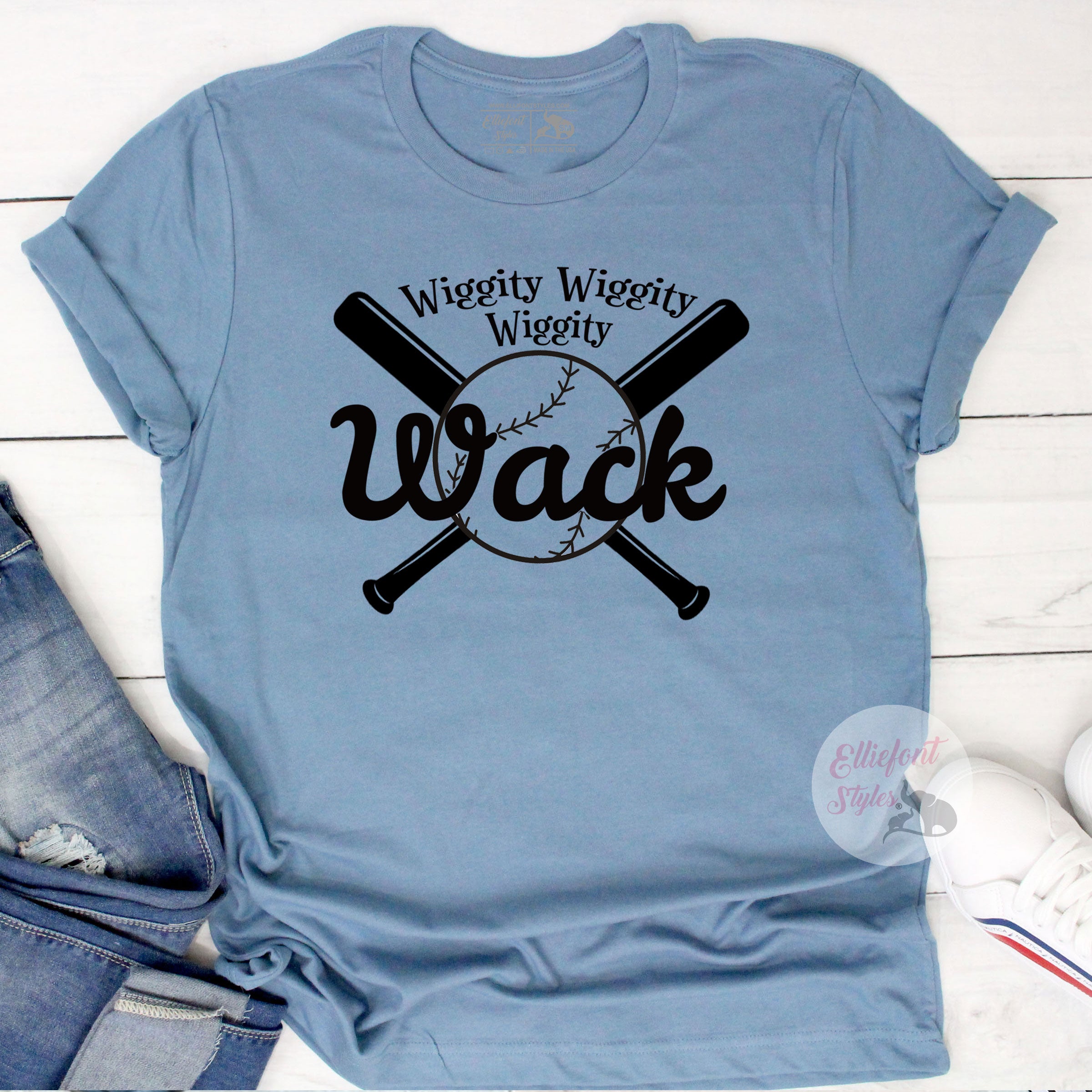 Wiggity Wiggity Wiggity Wack Baseball Softball Tee Shirt