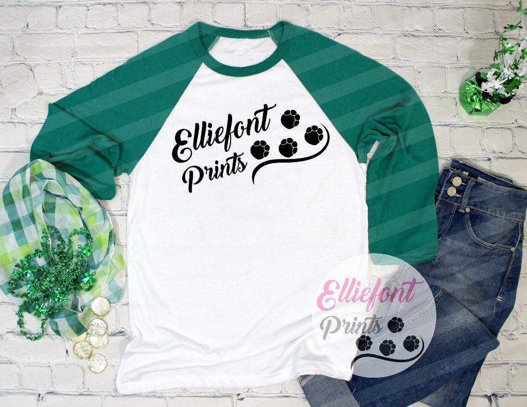 3200 white and kelly green mockup