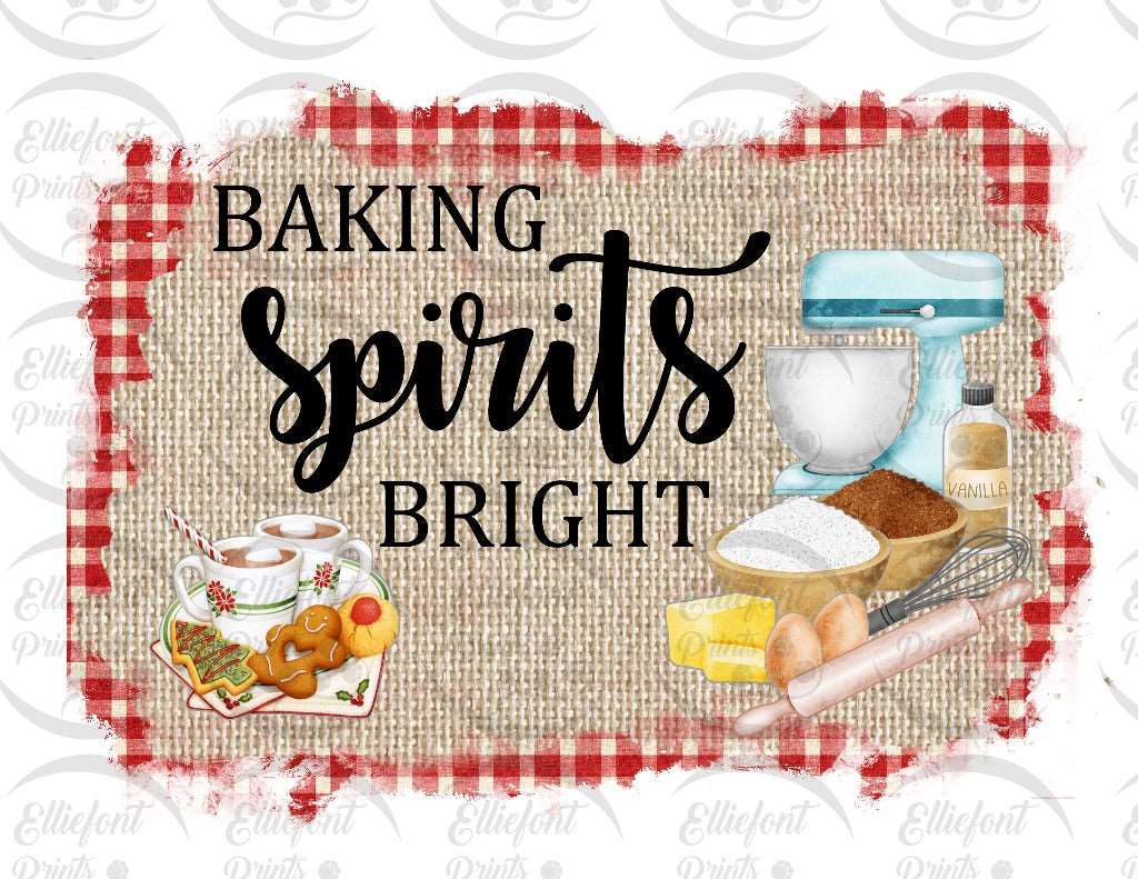 baking spirits bright sublimation png