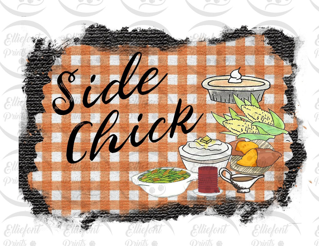 side chick sublimation png