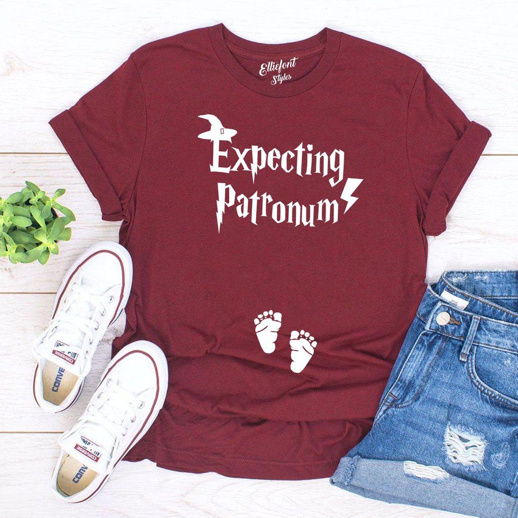 Expecting Patronum Pregnancy Announcement Shirt - Elliefont Styles