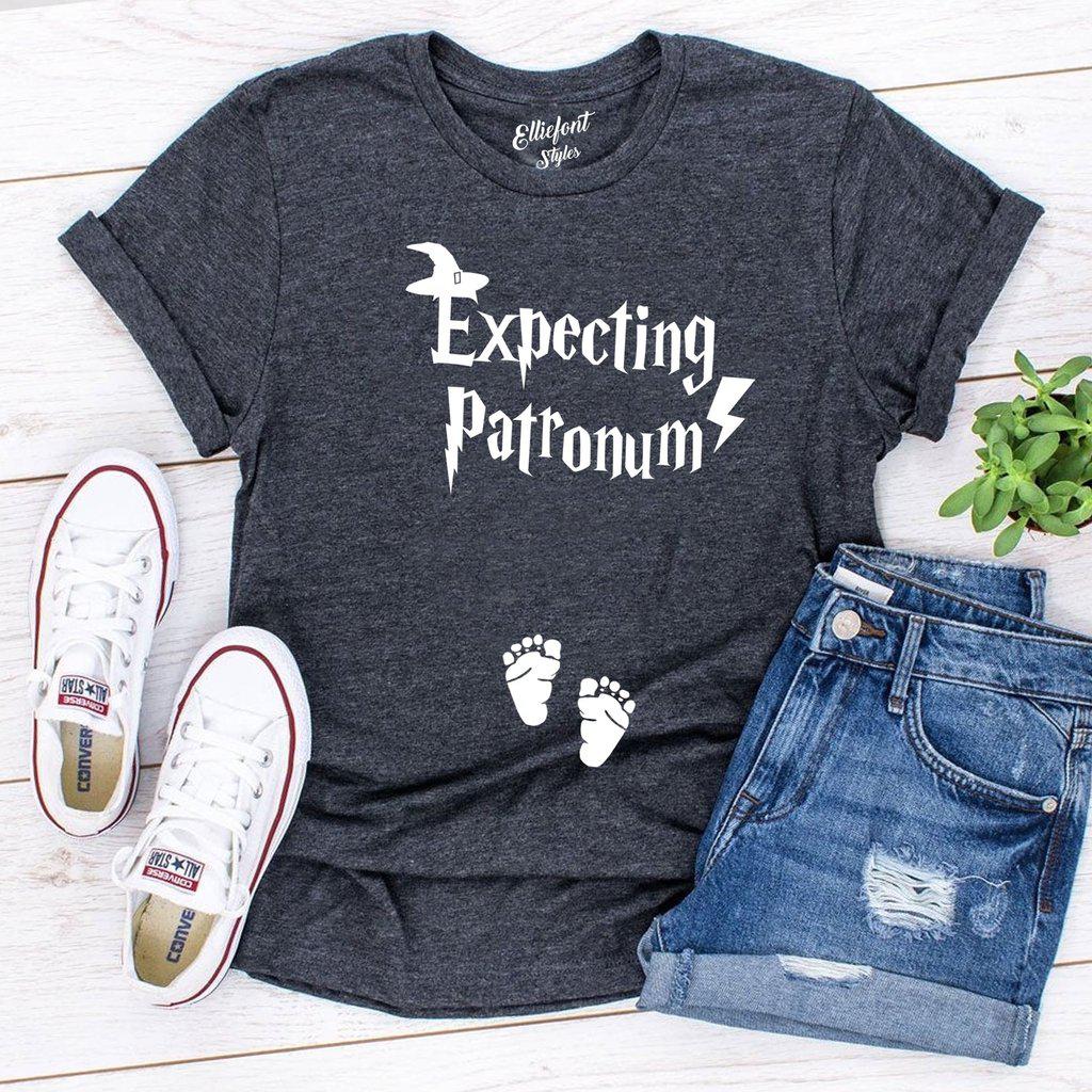 Expecting Patronum Pregnancy Announcement Shirt - Elliefont Styles