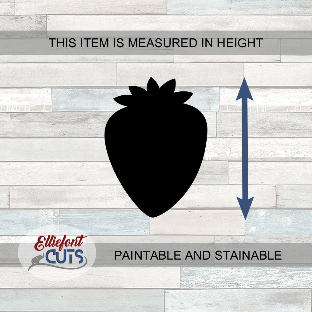 Strawberry Wood Cutouts