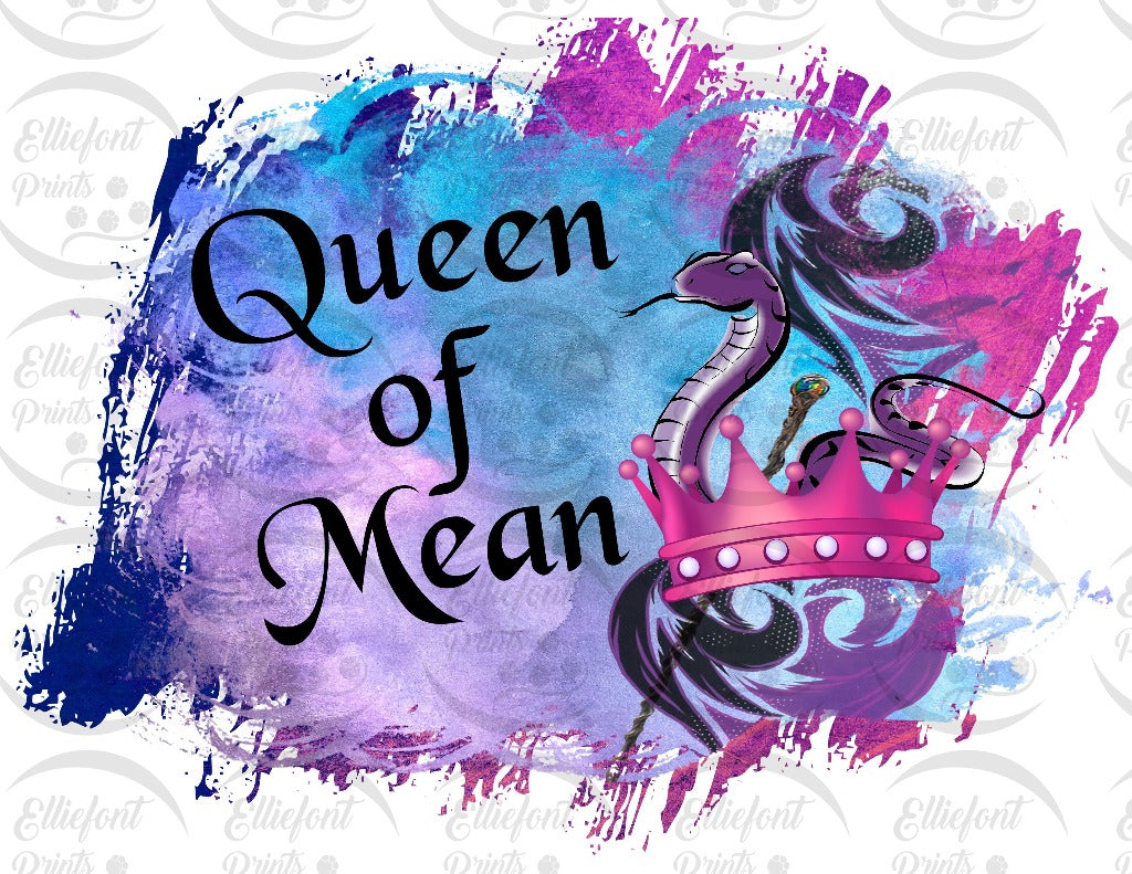 decendents queen of mean sublimation print