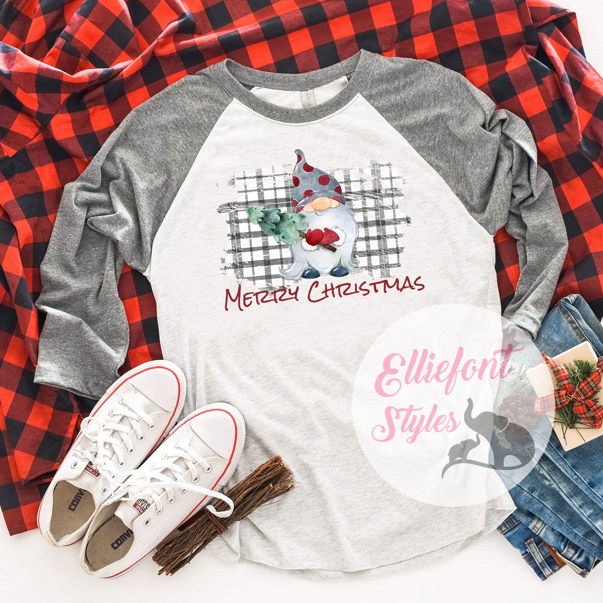 Merry Christmas Gnome Sublimation PNG Files