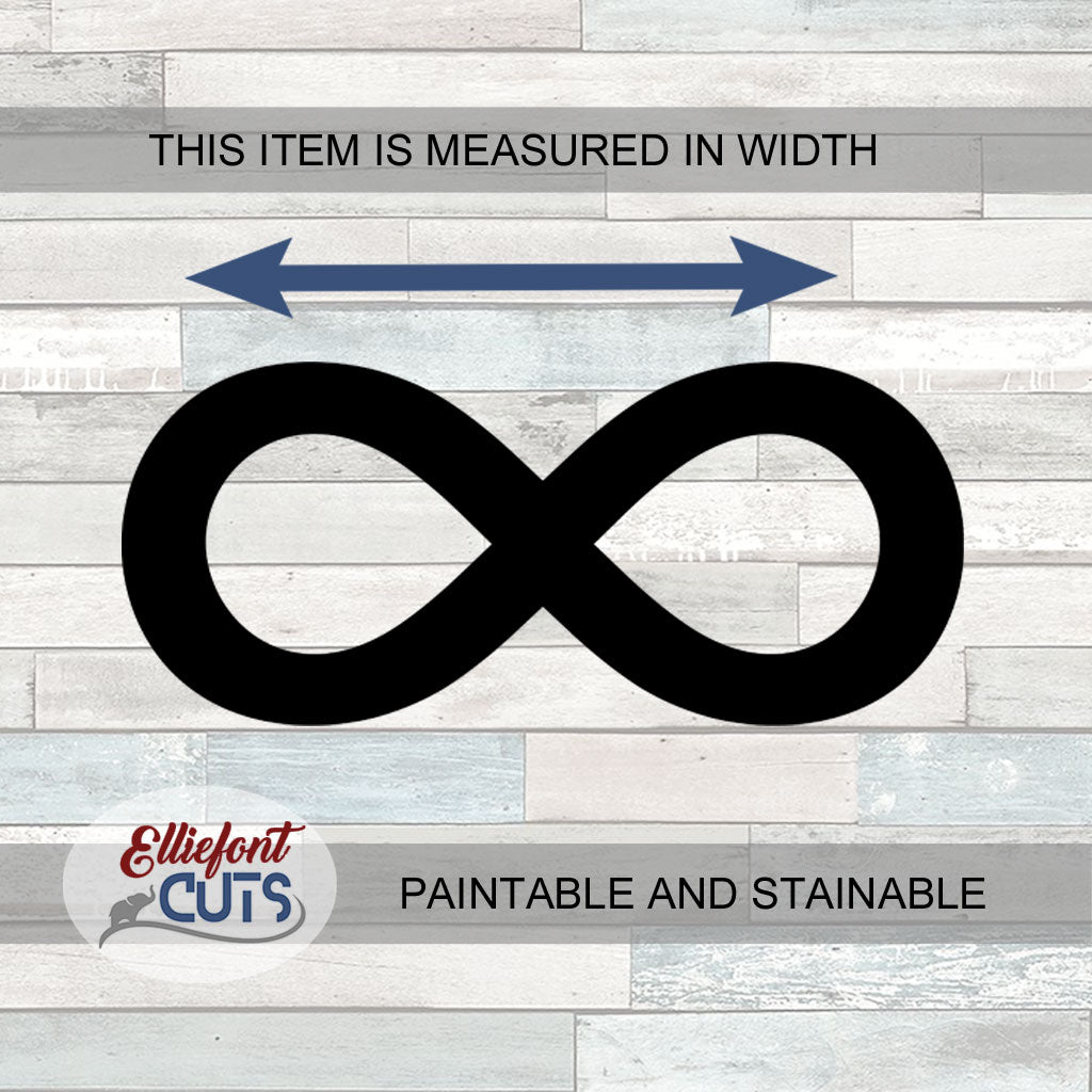 Infinity Sign Wood Cutouts
