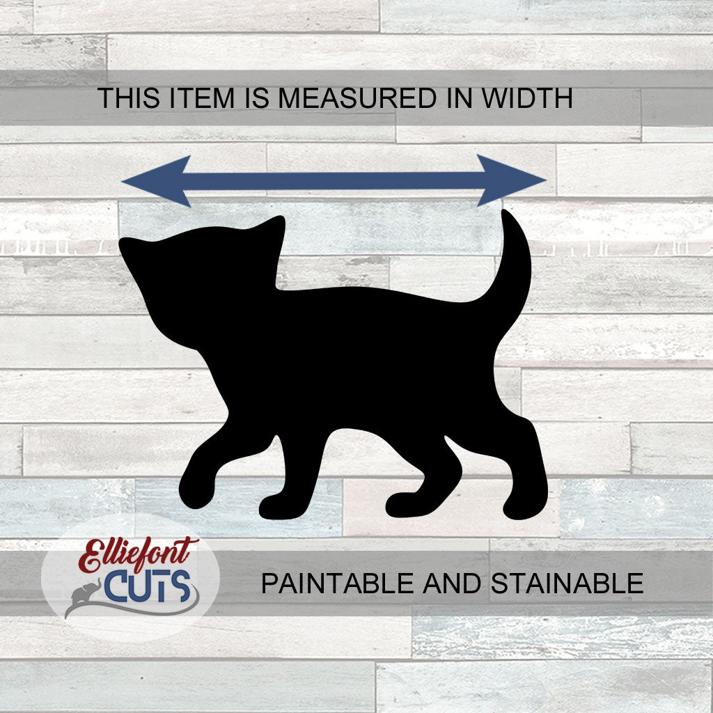 Kitten Wood Cutouts