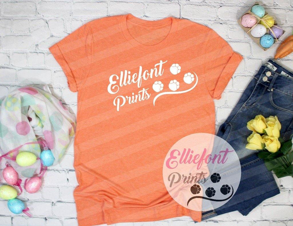 3001c heather orange mockup