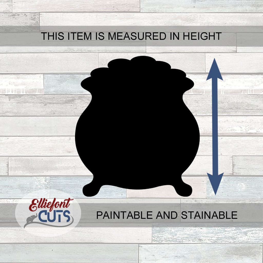 Pot of Gold Wood Cutouts