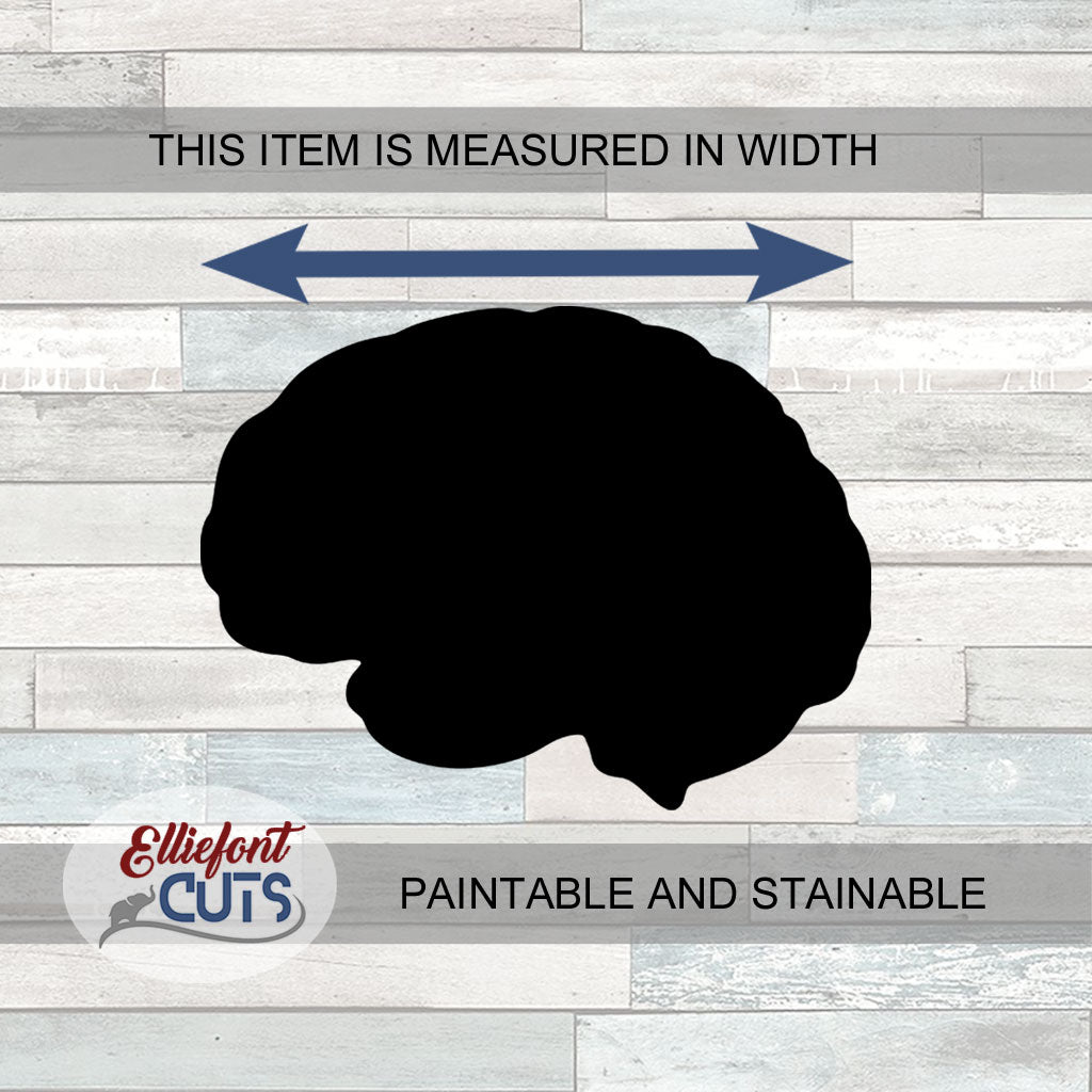 Brain Wood Cutouts